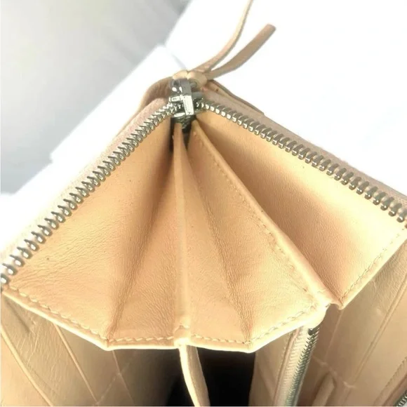 Balenciaga Peach Leather Wallet - Picture 8 of 12